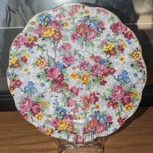 Royal Albert Rose Chintz Saucer (Bone China) *RARE*